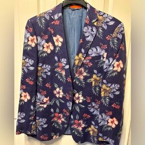 Tallia Uomo Linen floral print sports jacket size 42R